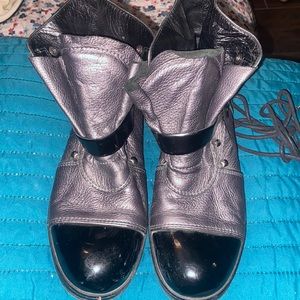 CHANEL COMBAT BOOTS sz 39